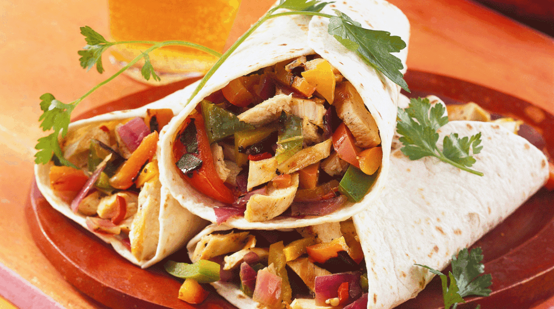 tortillas-con-pollo-e-verdure