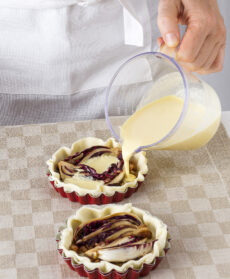 miniquiche di radicchio e pancetta