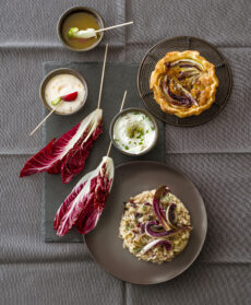 miniquiche di radicchio e pancetta