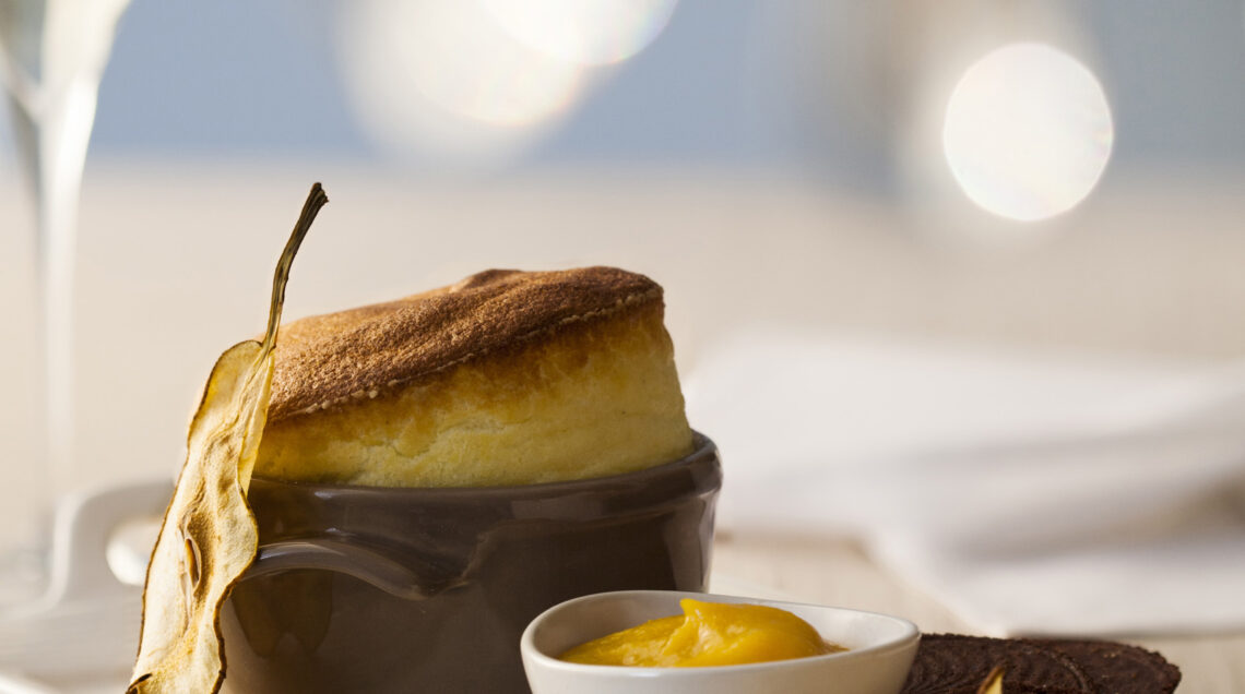 soufflé leggero alle pere
