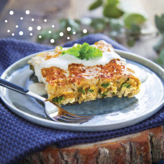 CANNELLONI CON ZUCCA, CAVOLI E RICOTTA