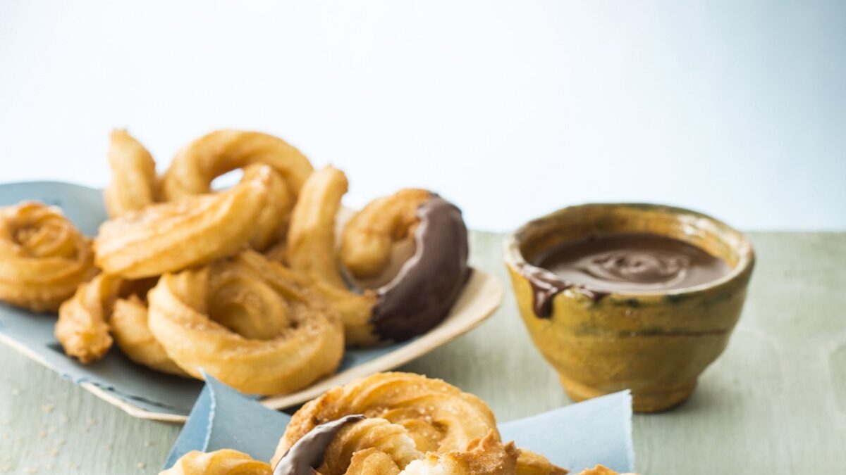 Churros con salsa al cioccolato