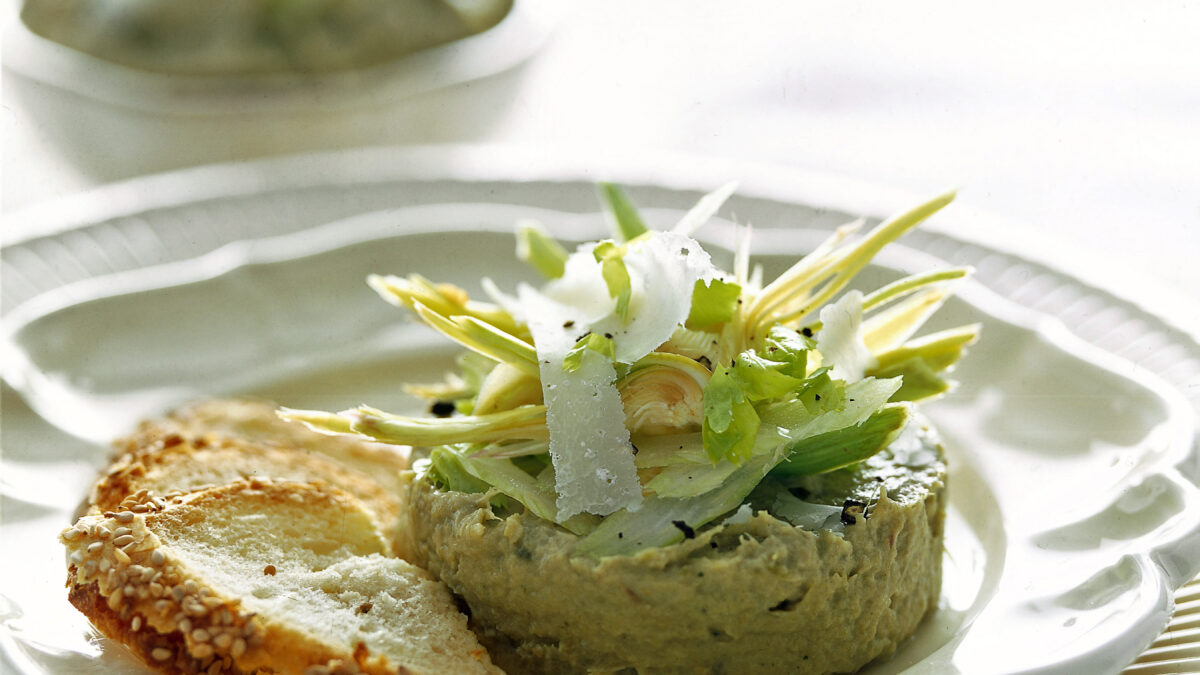 Mousse di carciofi all’arancia