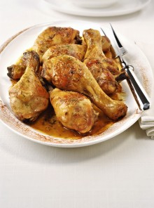 Cosce di pollo speziate arrosto