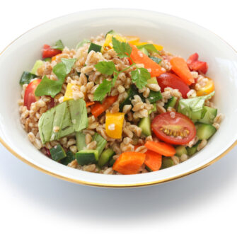 insalata-farro-peperoni-pomodorini ricetta Sale&Pepe