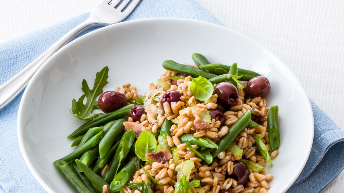 Insalata di farro al pesto di rucola Sale&Pepe