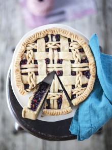 Pie di mirtilli