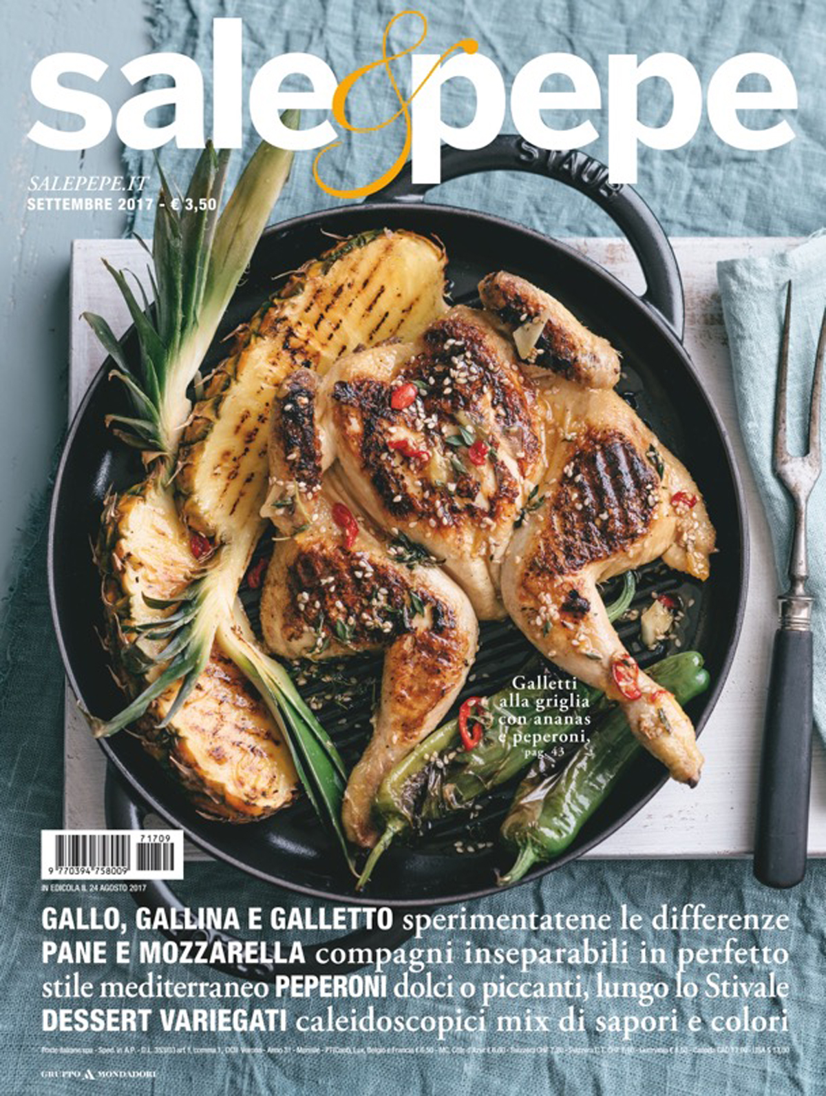 Sale&Pepe scopri il numero di settembre 2017 Sale&Pepe