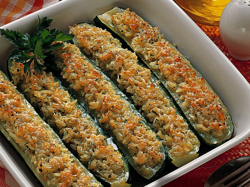 Zucchine Ripiene Di Riso Sale Pepe