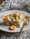 Lasagne con gamberi e carciofi