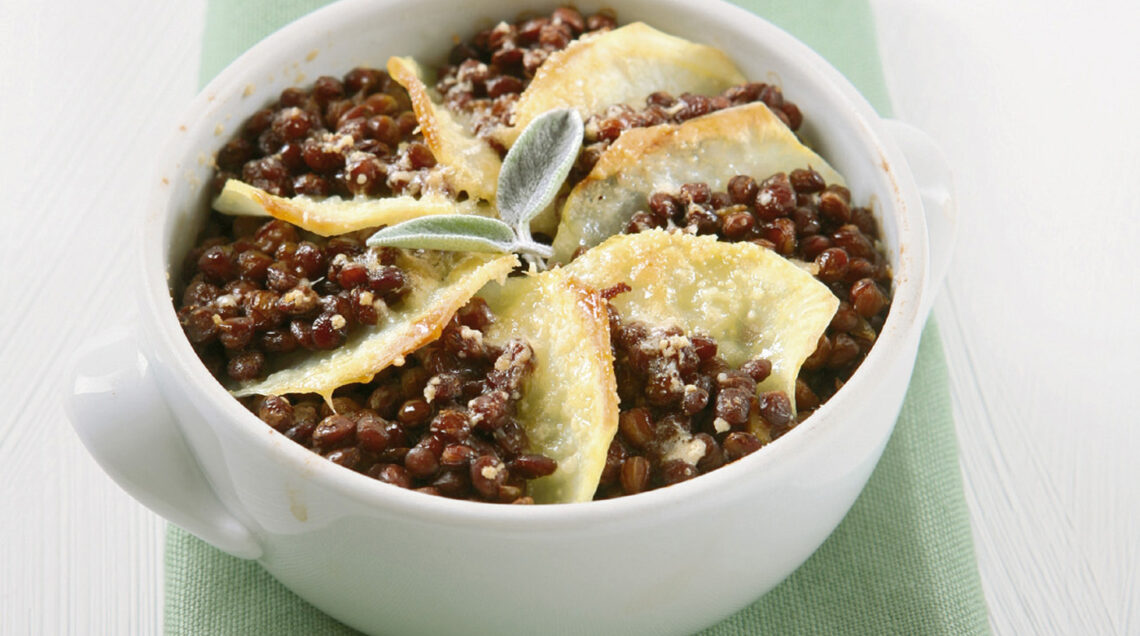 Lenticchie al forno con patate ricetta Sale&Pepe