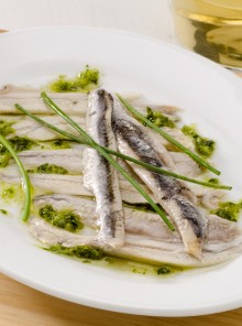 Acciughe marinate
