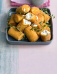 paccheri fritti con mozzarella di bufala