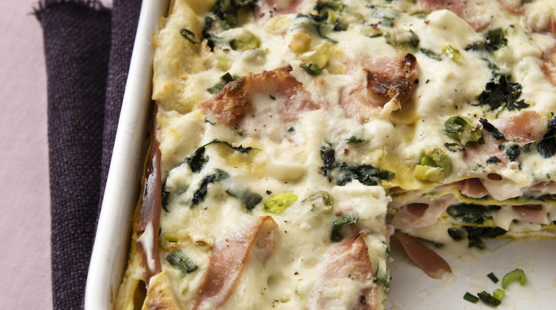 Lasagne con mortadella