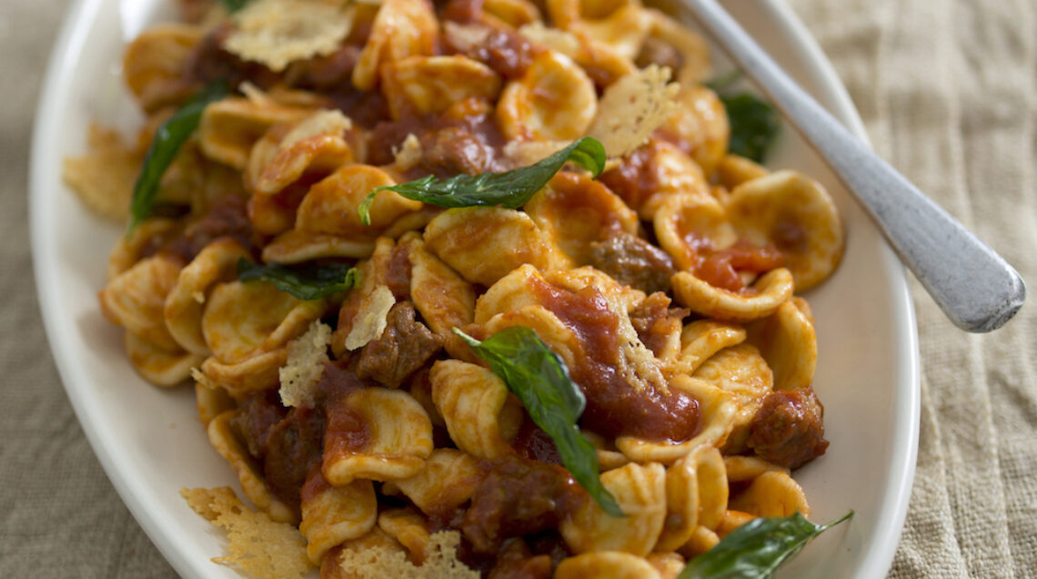 orecchiette ragù carne pecorino