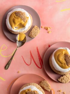 Bignè croccanti con crema al dulce de leche