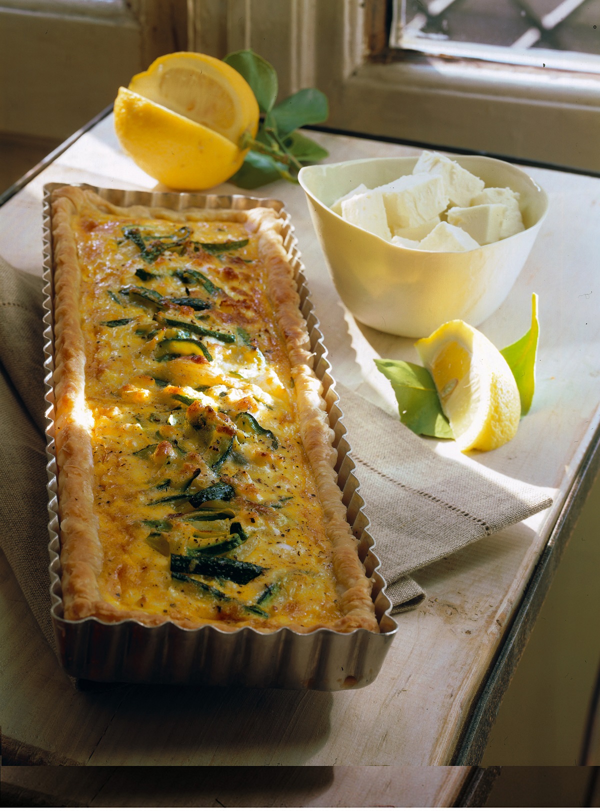 Quiche salata con feta e limone, freschissima Sale&Pepe