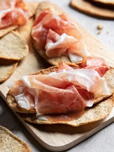 Culatello di Zibello con lingue di pasta matta