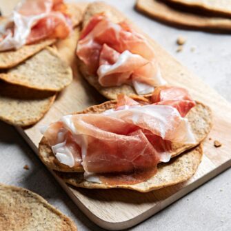 Culatello di Zibello con lingue di pasta matta