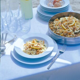 Insalata pasta al tonno profumata al limone