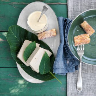 Pain perdu con terrina al caffè e crema al nocino