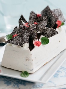 Torta gelato vaniglia e cioccolato