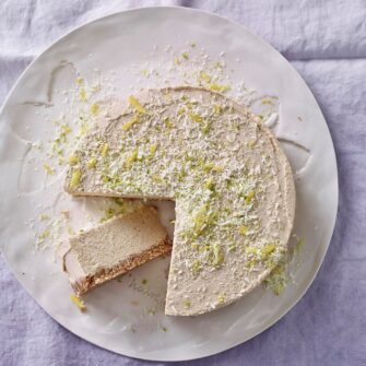 Cheesecake con yogurt e limone