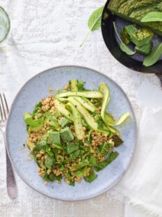 Farro monococco con frittata verde