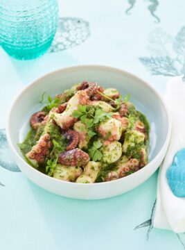 Polpo sotto pesto