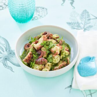 Polpo sotto pesto