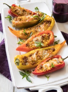Peperoni ripieni alla siciliana