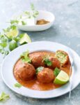 kofta polpette di-zucchine al curry con lime e curcuma