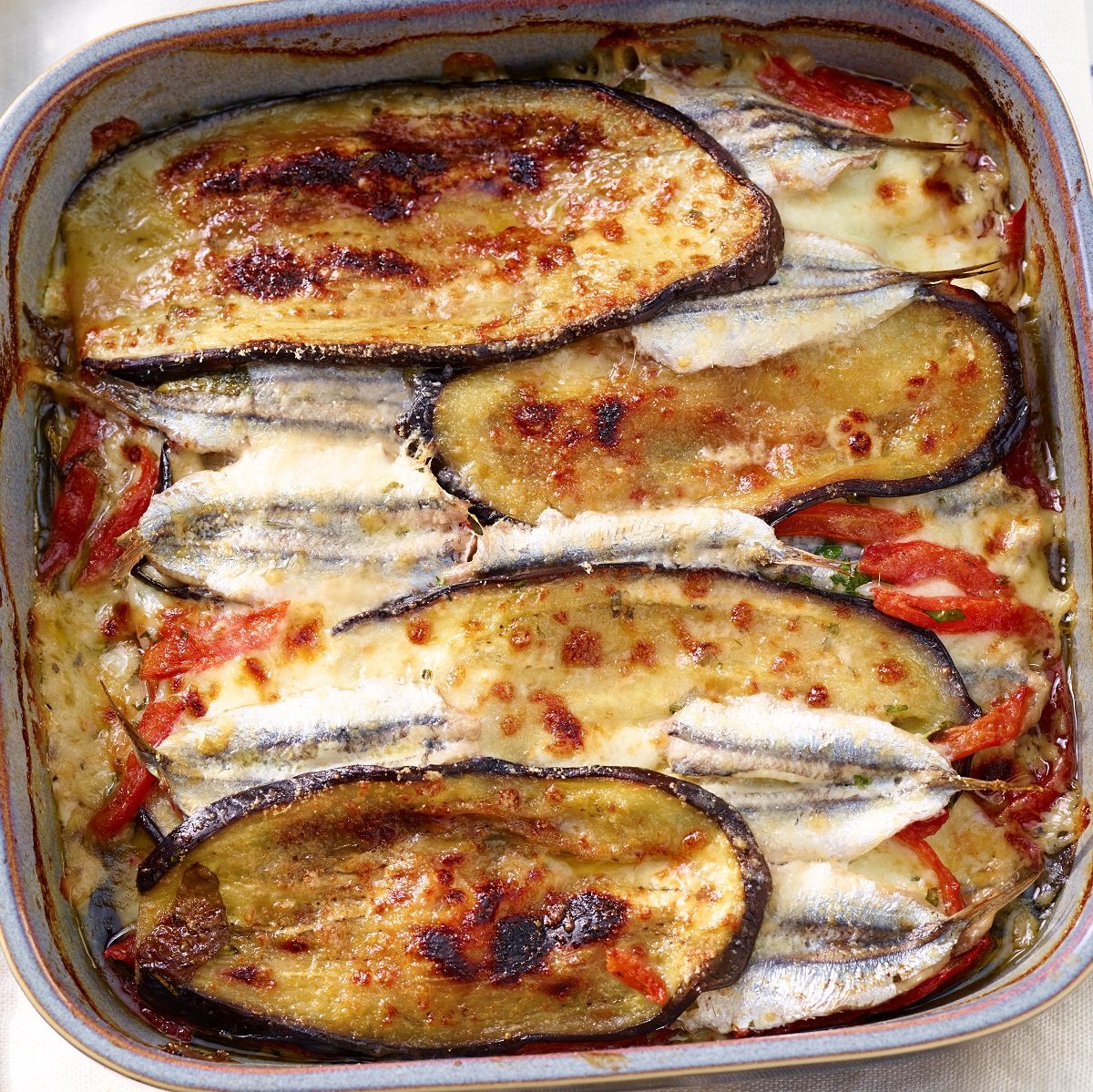 Parmigiana di mare con le acciughe o le alici Sale&Pepe