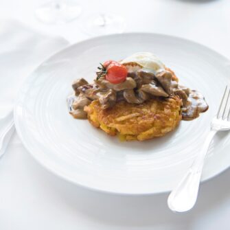 Spezzatino alla zurighese con rÃ¶sti di patate