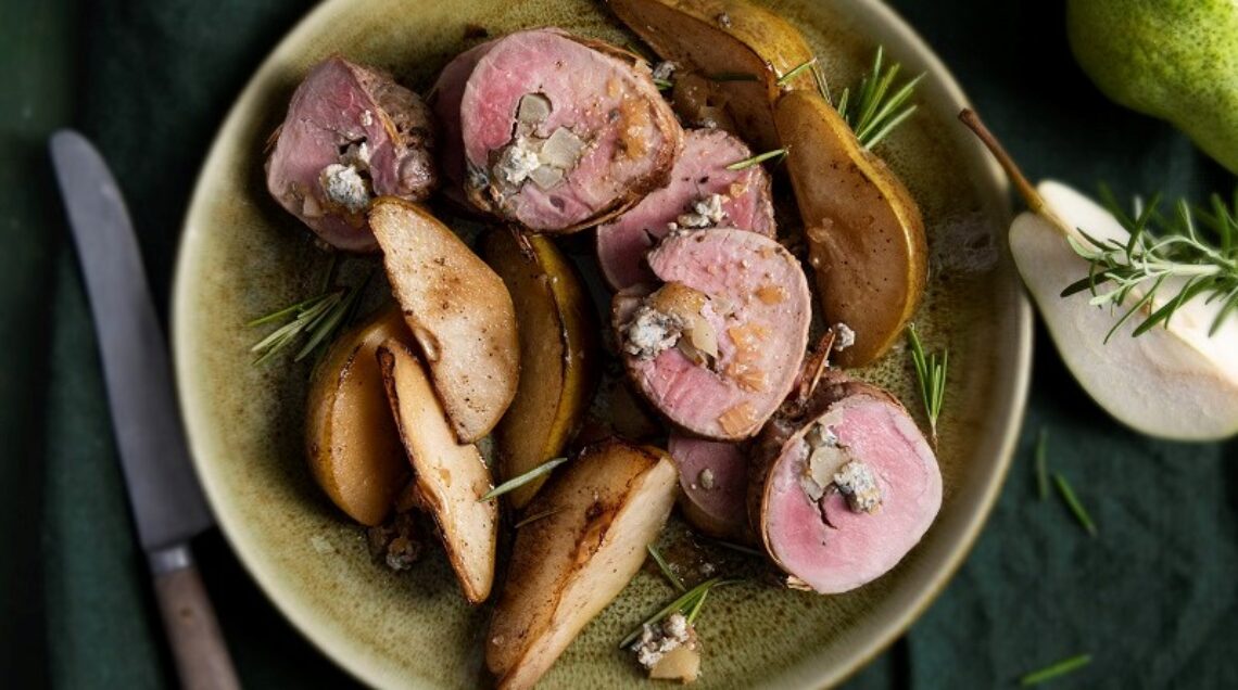 Filetto di maiale al gorgonzola e rosmarino