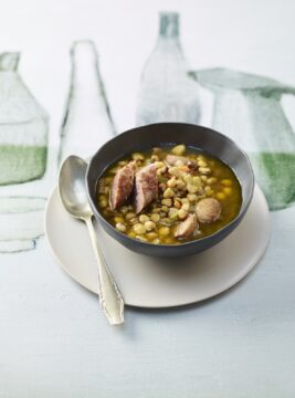 Zuppa- di- cicerchia- castagne- e- salsiccia@saleepepe