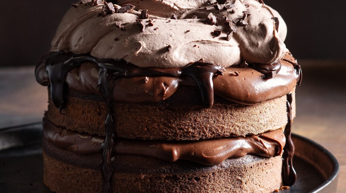 Torta- di- noci- con- ganache- di- cioccolato- al- tè- nero@saleepepe