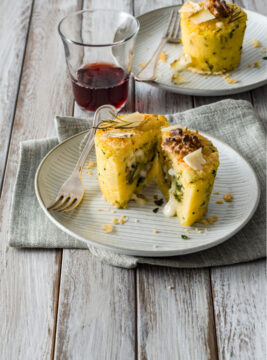 Sformatini di polenta al Salva Cremasco