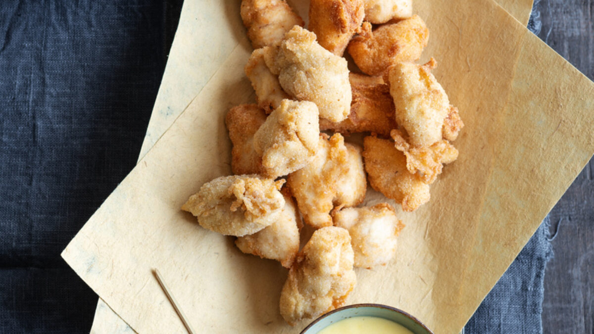 Pollo fritto con maionese all’aceto di vino