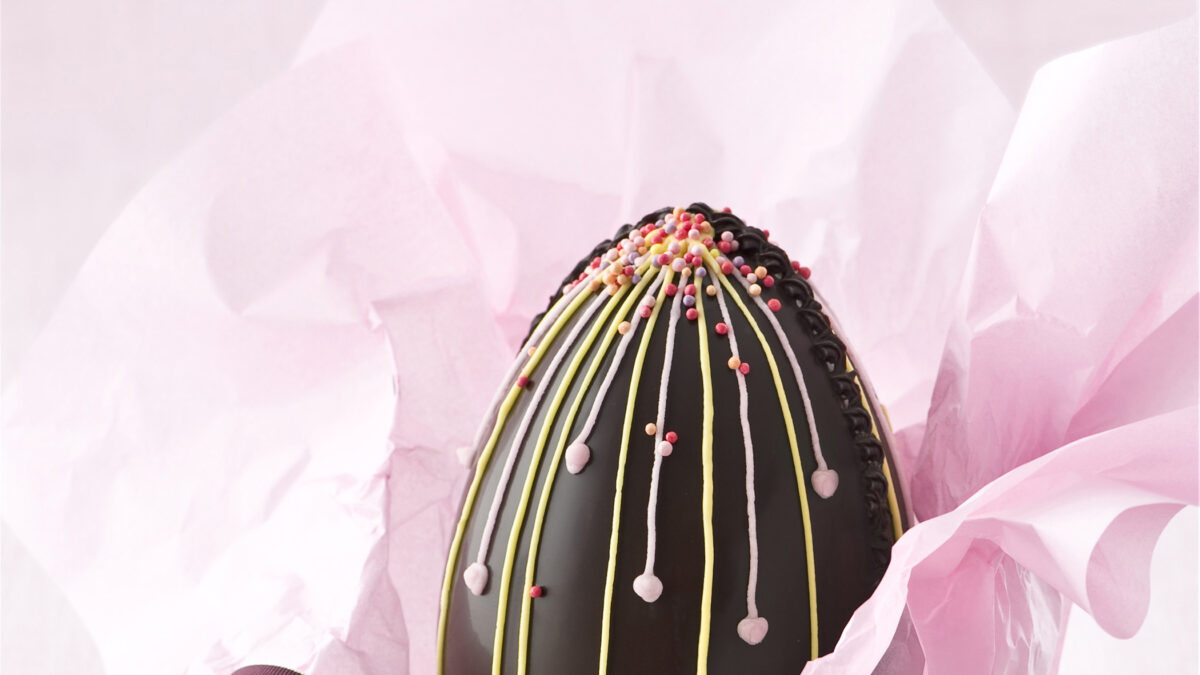 Uovo di cioccolato – Fantasia di decori