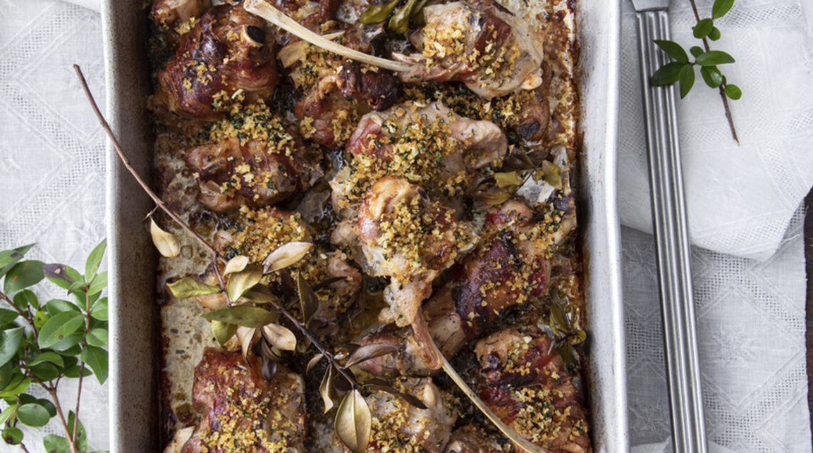 Gratin con erbe e pancetta Sale&Pepe