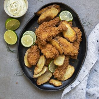 Alette di pollo croccanti con patate rosse