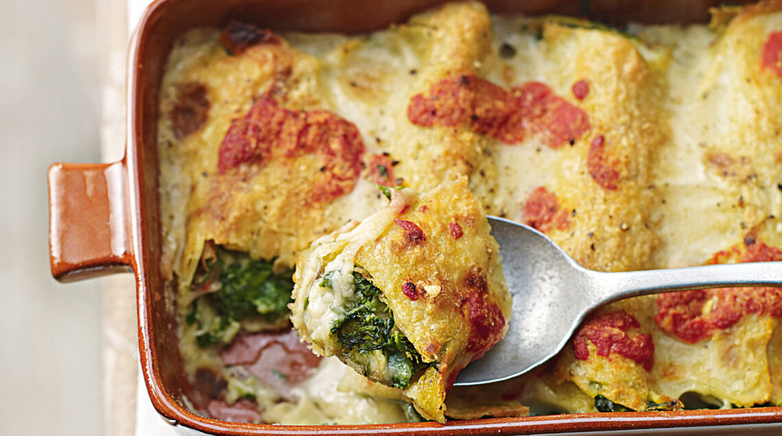 Crespelle con ricotta di tofu e spinaci