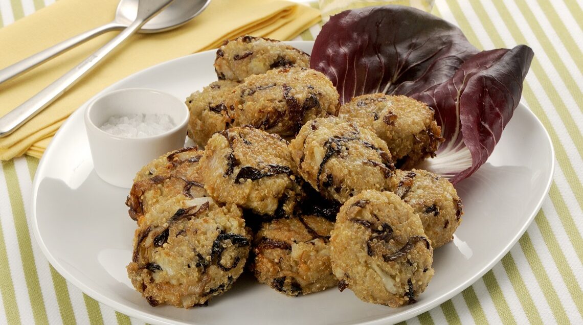 Polpettine di quinoa bianca