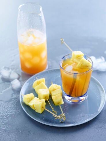 Tè speziato all'ananas con lemongrass