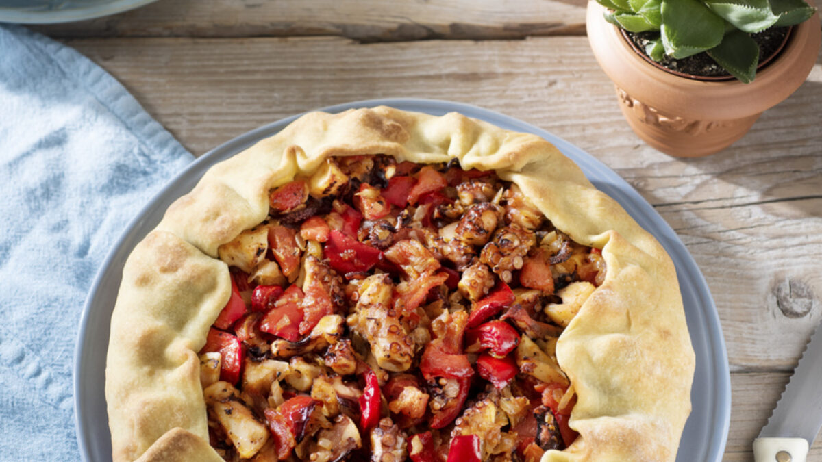 Crostata di polpo alla galiziana