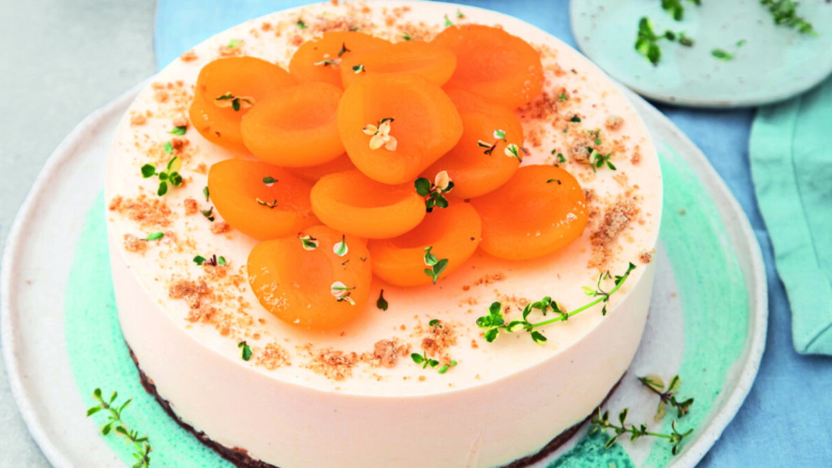 Cheesecake di albicocche al moscato