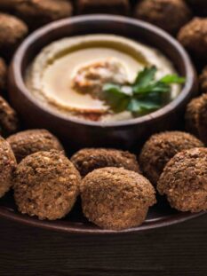 Falafel con hummus