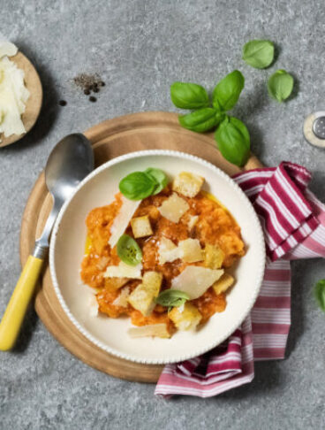 Pappa al pomodoro al Grana Padano DOP