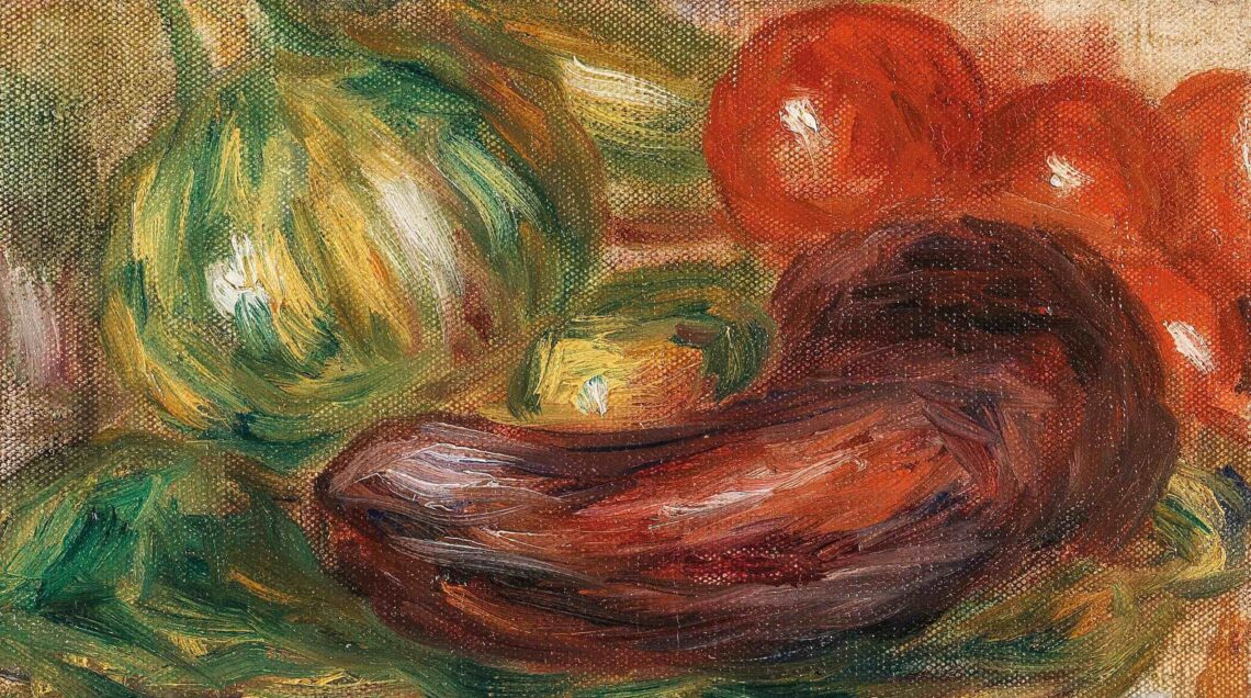 Renoir_1915 - "Melanzana con zucchine e pomodori"